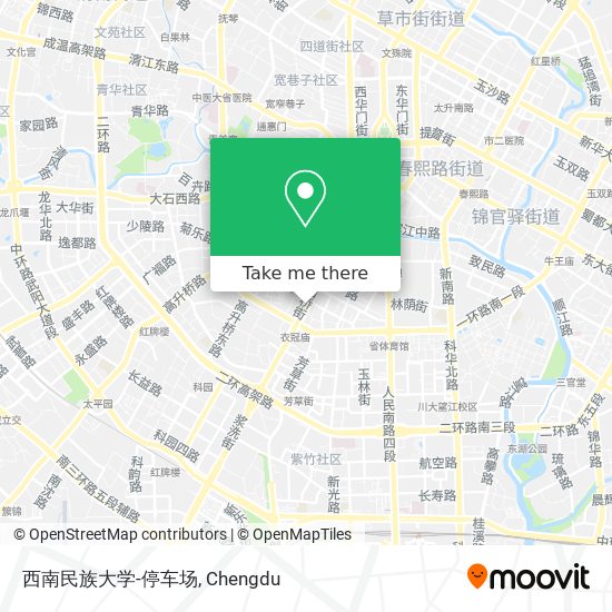 西南民族大学-停车场 map