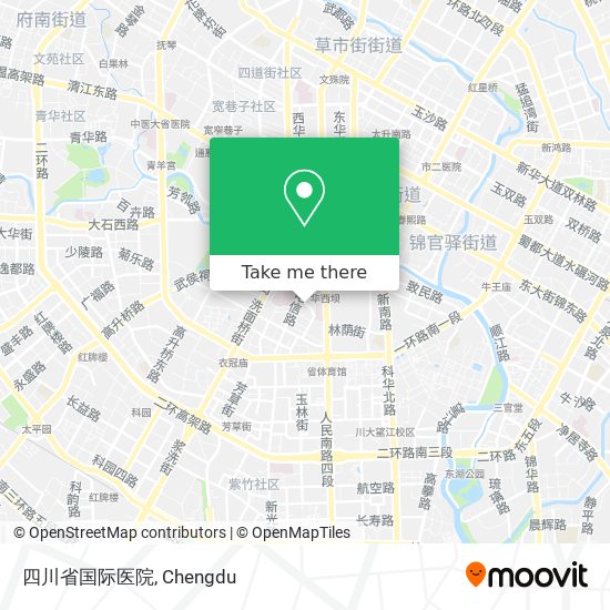四川省国际医院 map