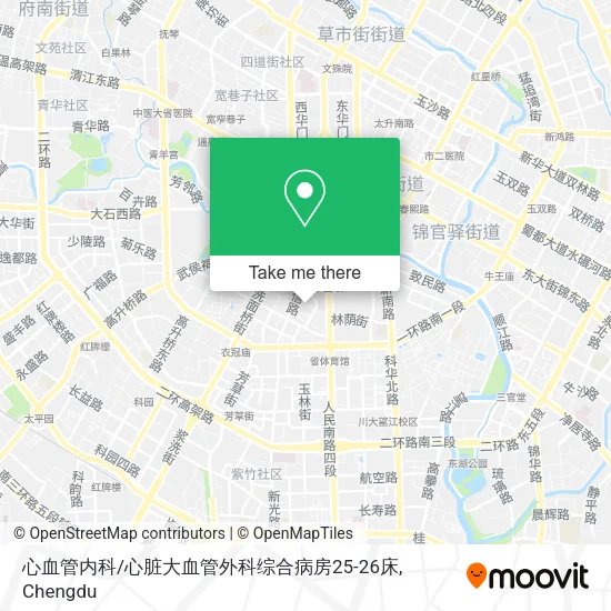 心血管内科/心脏大血管外科综合病房25-26床 map