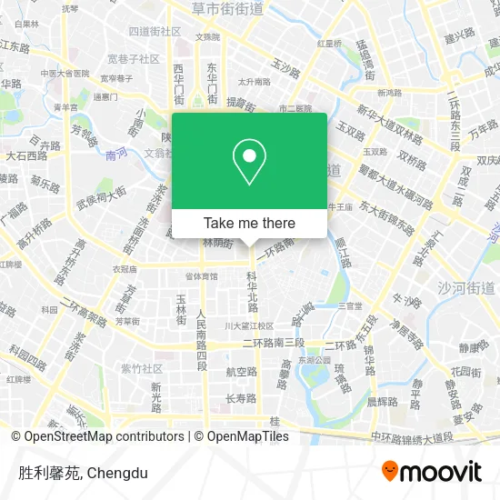 胜利馨苑 map