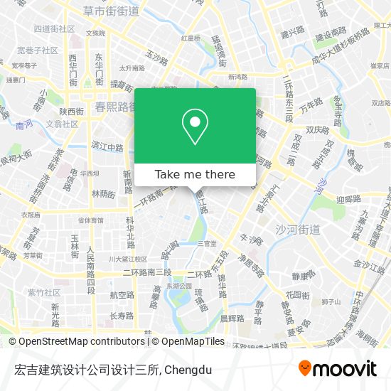 宏吉建筑设计公司设计三所 map