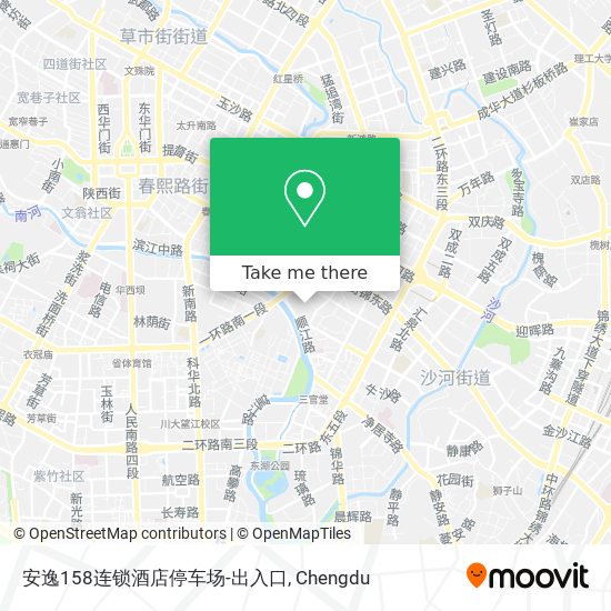 安逸158连锁酒店停车场-出入口 map