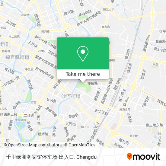 千里缘商务宾馆停车场-出入口 map