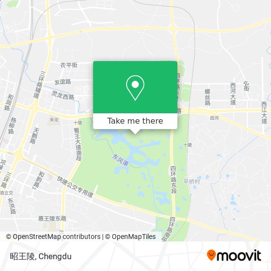 昭王陵 map