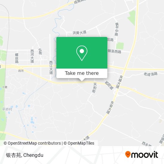 银杏苑 map