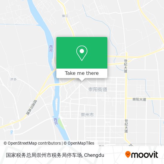 国家税务总局崇州市税务局停车场 map