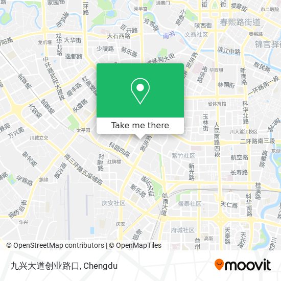 九兴大道创业路口 map