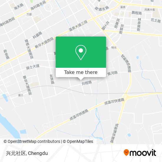 兴元社区 map