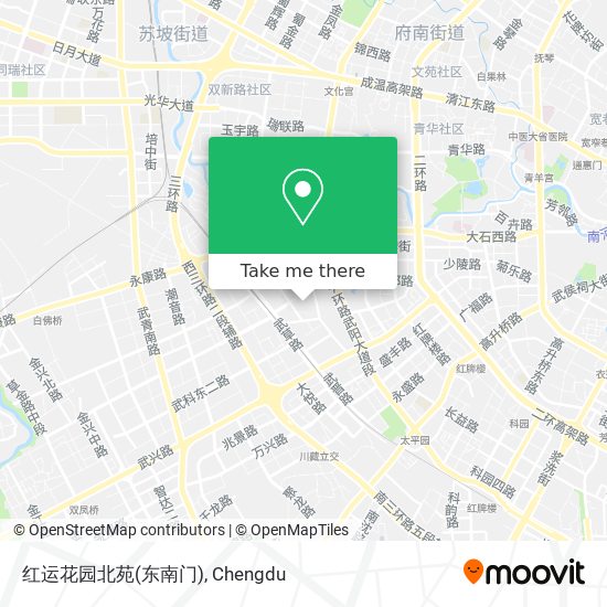 红运花园北苑(东南门) map