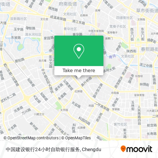 中国建设银行24小时自助银行服务 map