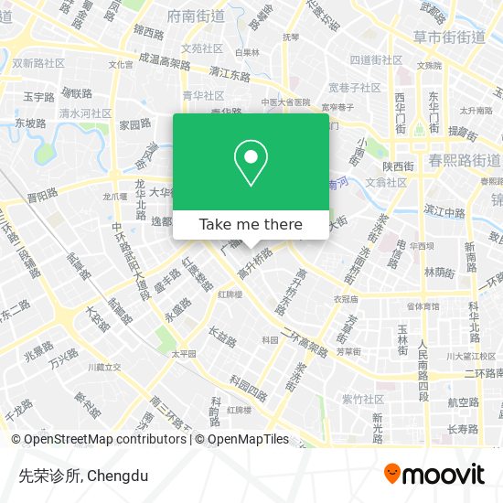 先荣诊所 map