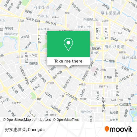 好实惠冒菜 map