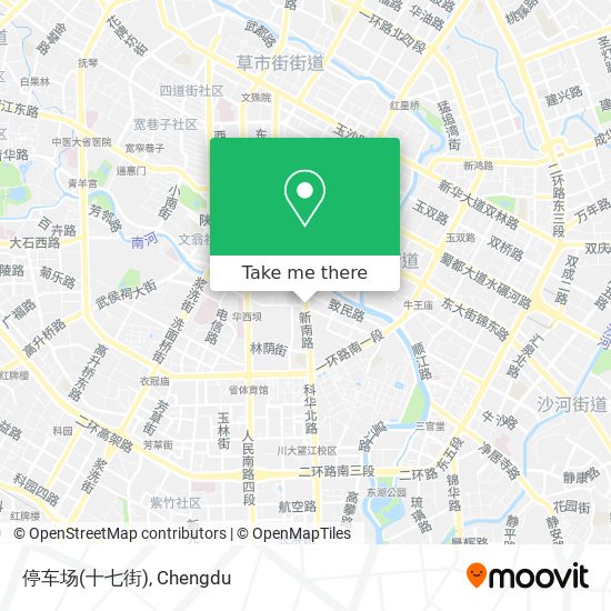 停车场(十七街) map