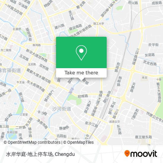 水岸华庭-地上停车场 map