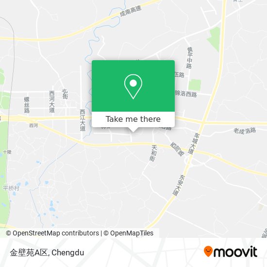 金壁苑A区 map