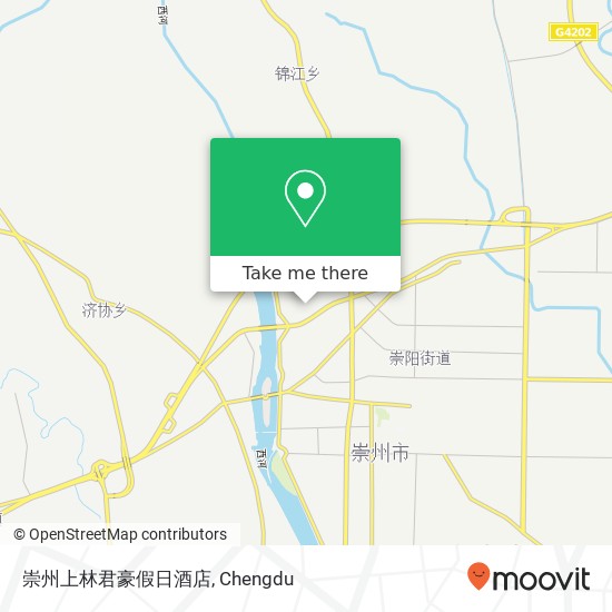崇州上林君豪假日酒店 map