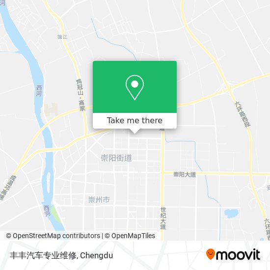丰丰汽车专业维修 map