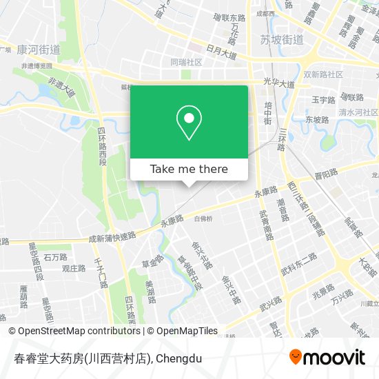 春睿堂大药房(川西营村店) map