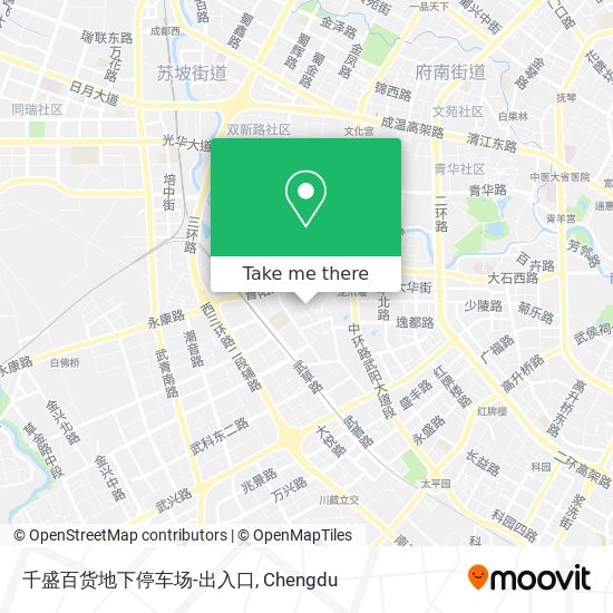 千盛百货地下停车场-出入口 map
