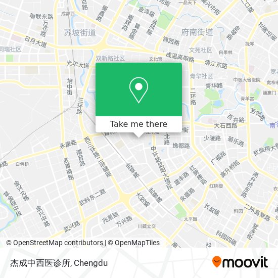 杰成中西医诊所 map