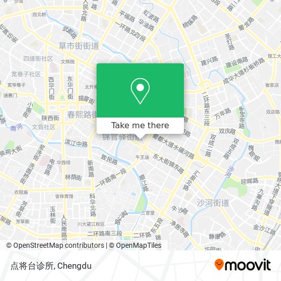 点将台诊所 map