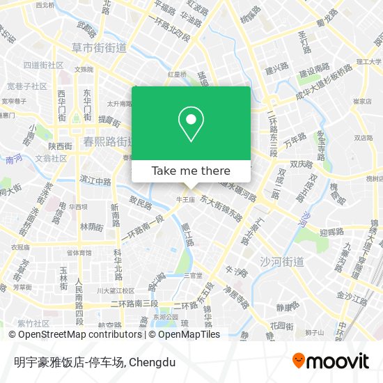 明宇豪雅饭店-停车场 map