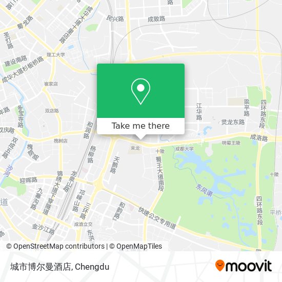 城市博尔曼酒店 map