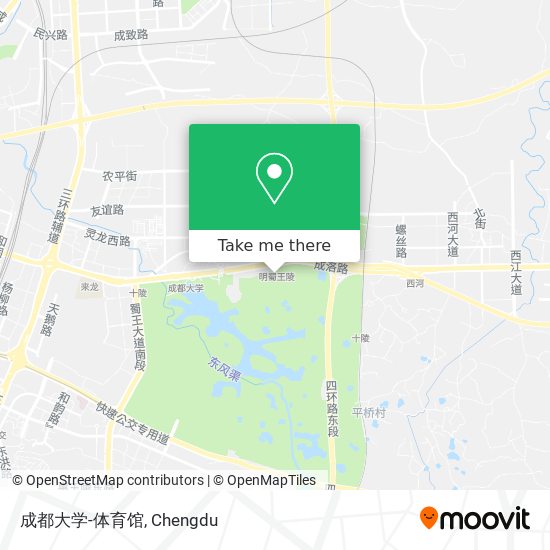 成都大学-体育馆 map