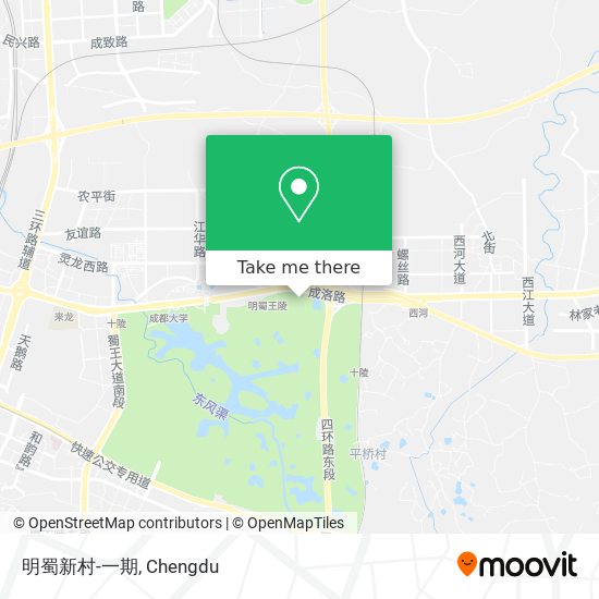 明蜀新村-一期 map