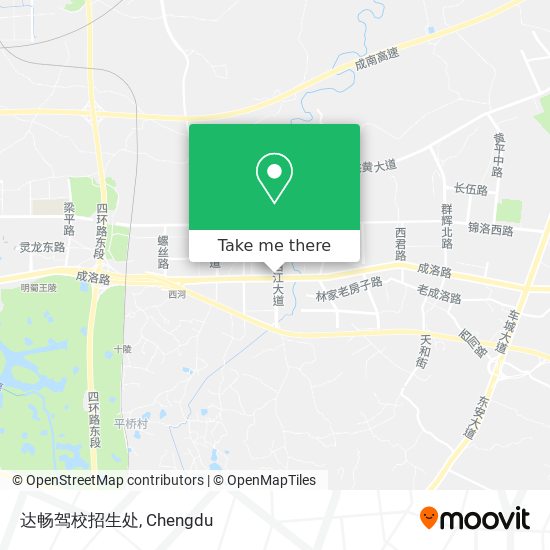 达畅驾校招生处 map
