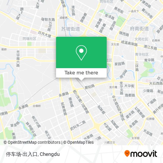 停车场-出入口 map