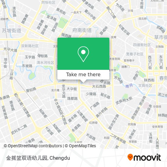 金摇篮双语幼儿园 map