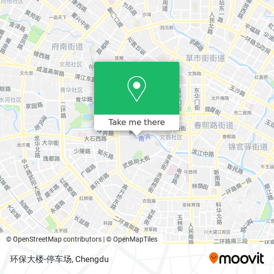 环保大楼-停车场 map