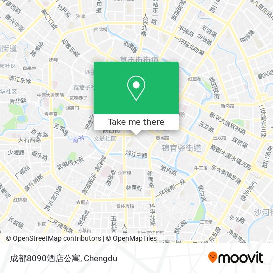成都8090酒店公寓 map