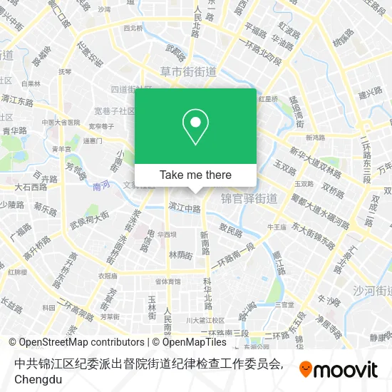 中共锦江区纪委派出督院街道纪律检查工作委员会 map