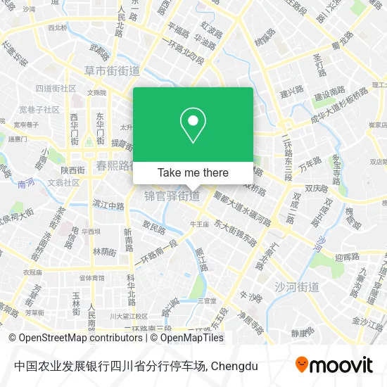 中国农业发展银行四川省分行停车场 map