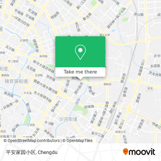 平安家园小区 map