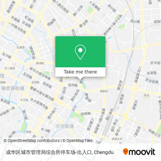 成华区城市管理局综合所停车场-出入口 map