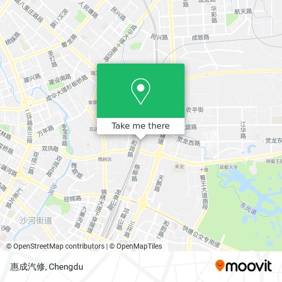惠成汽修 map