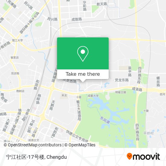 宁江社区-17号楼 map