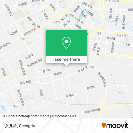 女儿桥 map