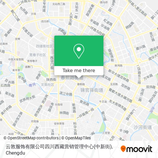 云敦服饰有限公司四川西藏营销管理中心(中新街) map