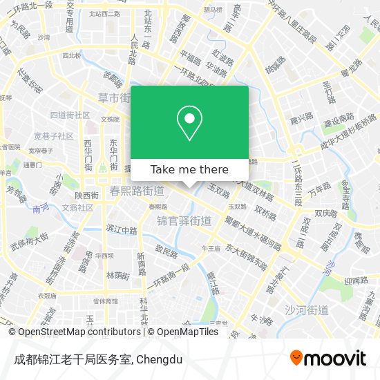成都锦江老干局医务室 map