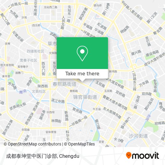 成都泰坤堂中医门诊部 map