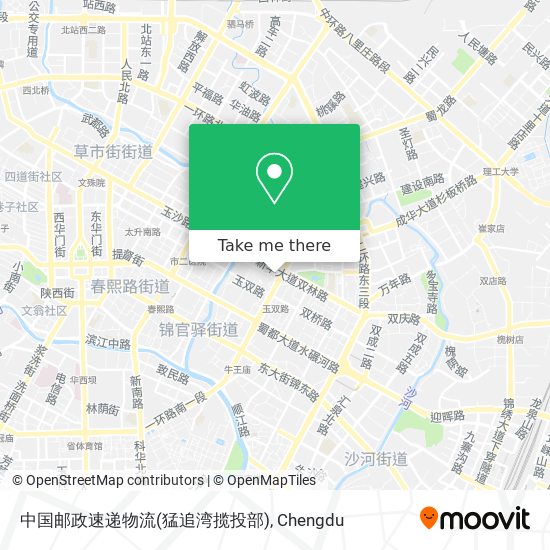 中国邮政速递物流(猛追湾揽投部) map
