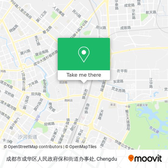 成都市成华区人民政府保和街道办事处 map