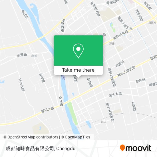 成都知味食品有限公司 map
