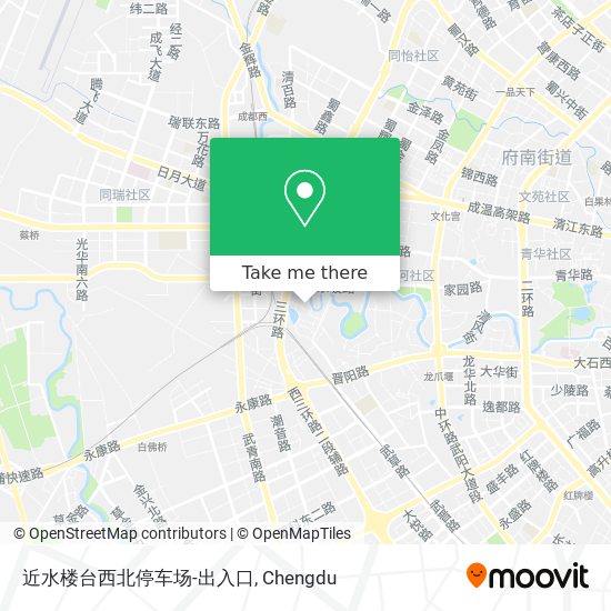近水楼台西北停车场-出入口 map
