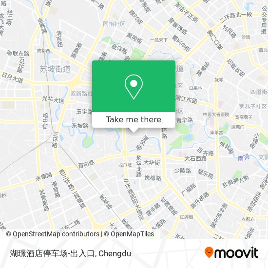 湖璟酒店停车场-出入口 map