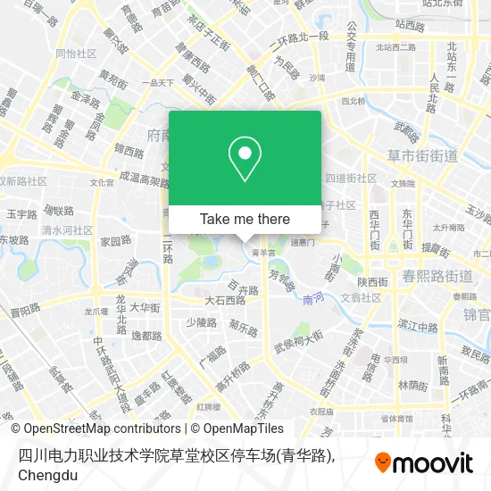 四川电力职业技术学院草堂校区停车场(青华路) map